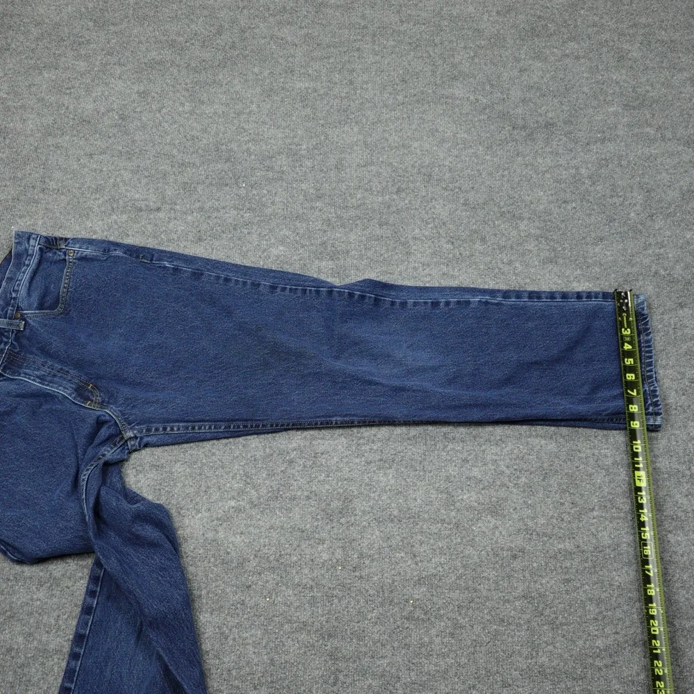 Faded Glory Jeans Mens 34x32 Blue Straight Leg 100% Cotton Denim Classic Fit